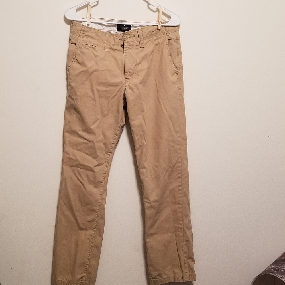 American Eagle Original Straight Khaki 29x32